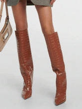 Bottes à talons hauts avec manches montantes pour femmes